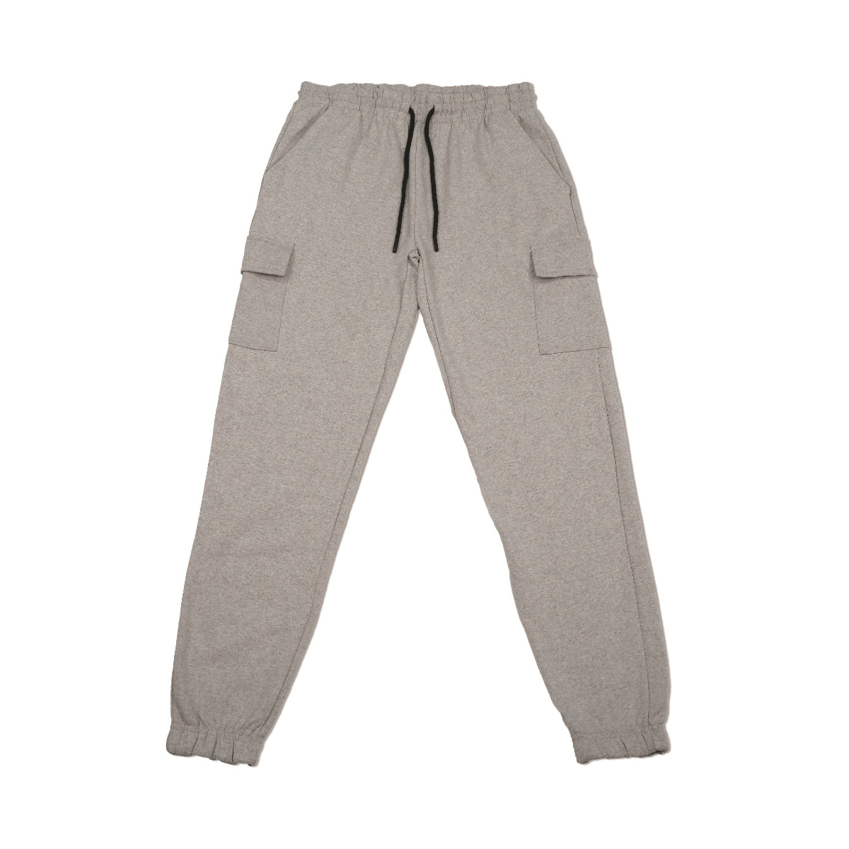 Men's Silver Cargo Pocket Fleece Jogger Trouser for Ultimate Comfort and Style grey