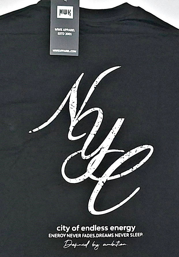 NYC Oversized Tee - Black