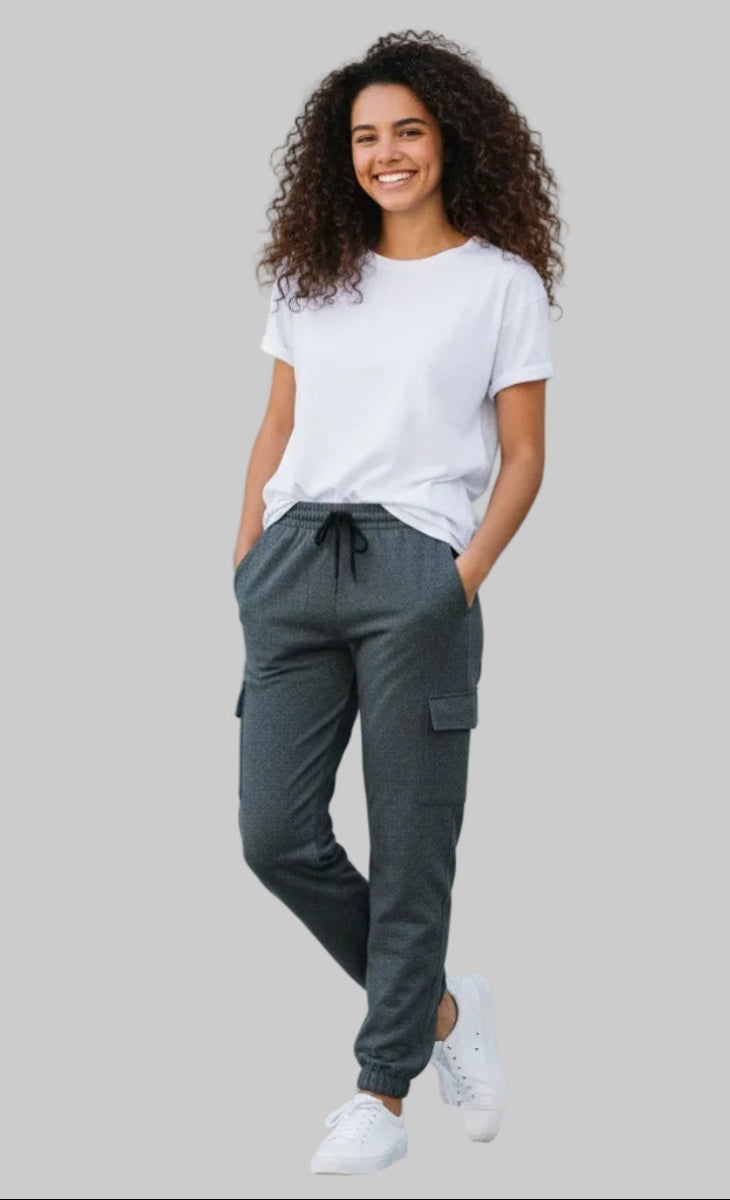 Fleece Woman Cargo trouser Jogger pant