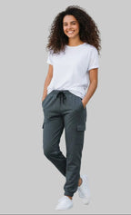 Fleece Woman Cargo trouser Jogger pant
