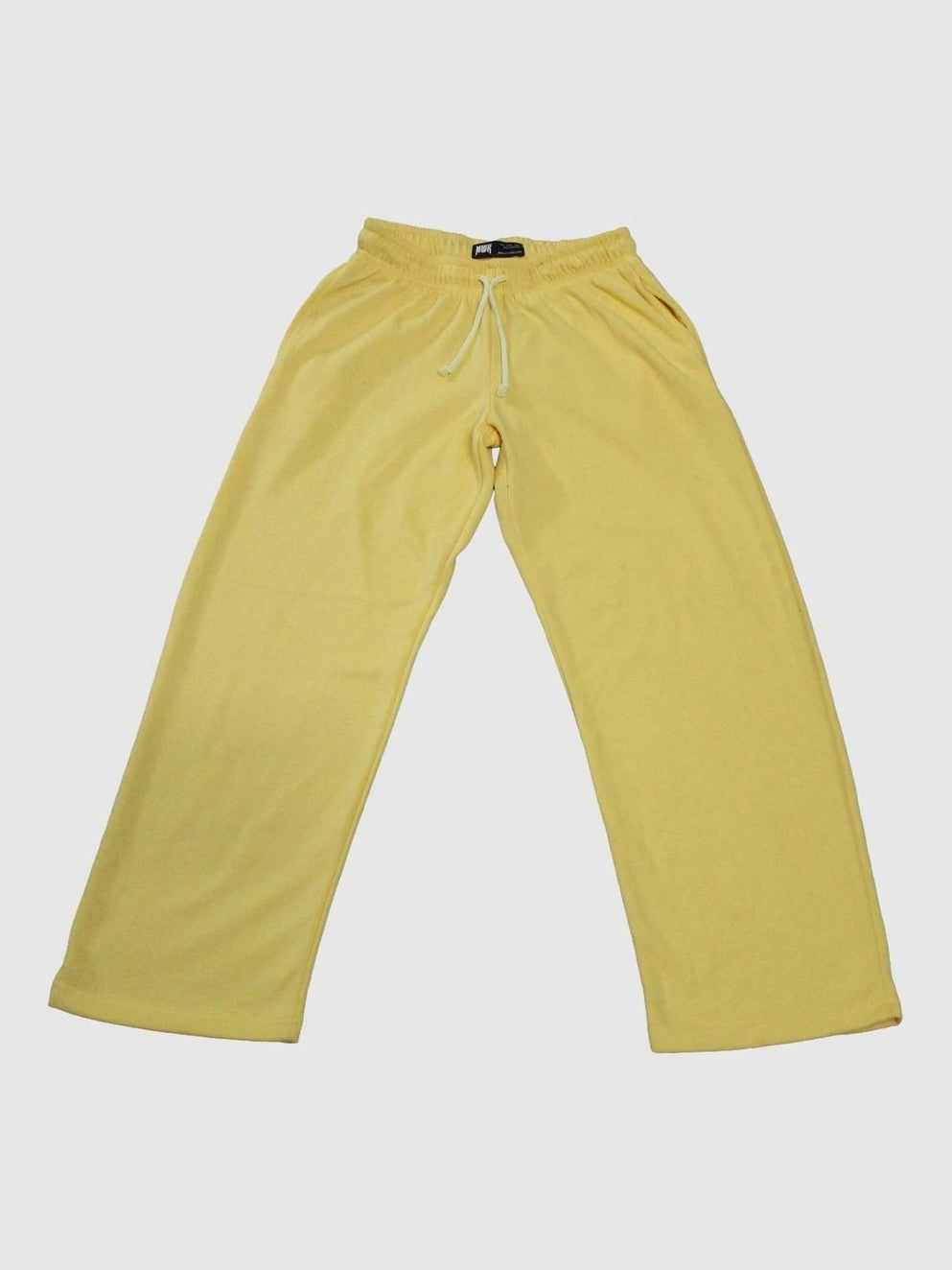 yellow ladies wide eg fleece trouser chic trendy in fashion in demand