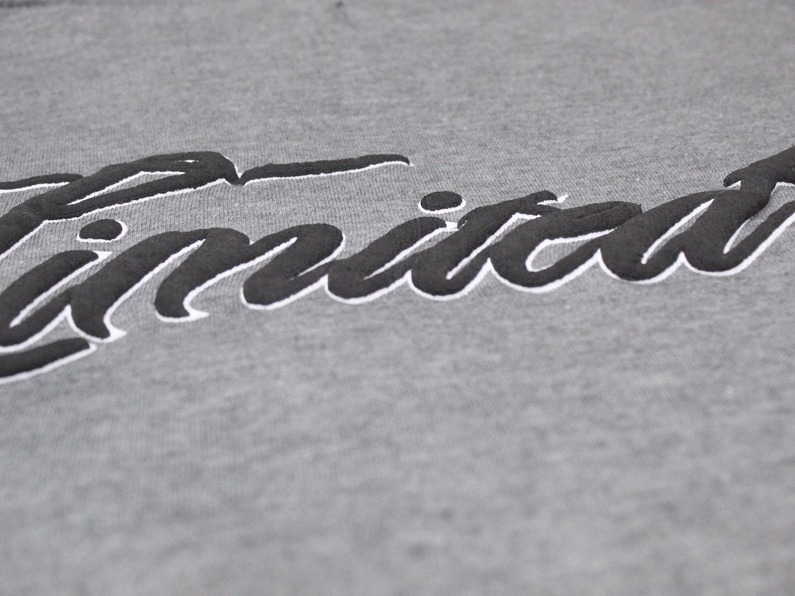 mens puff print zipper hooded sweatshirt metal zip back print front print