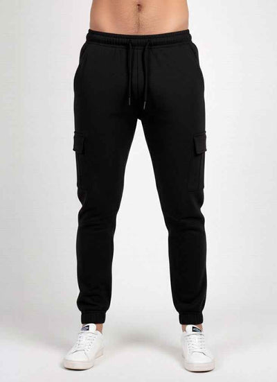 2 Pack Men's Cargo Jogger Trousers - Best Deal Fleece Pocket Pants for Ultimate Comfort