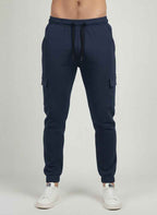 2 Pack Men's Cargo Jogger Trousers - Best Deal Fleece Pocket Pants for Ultimate Comfort