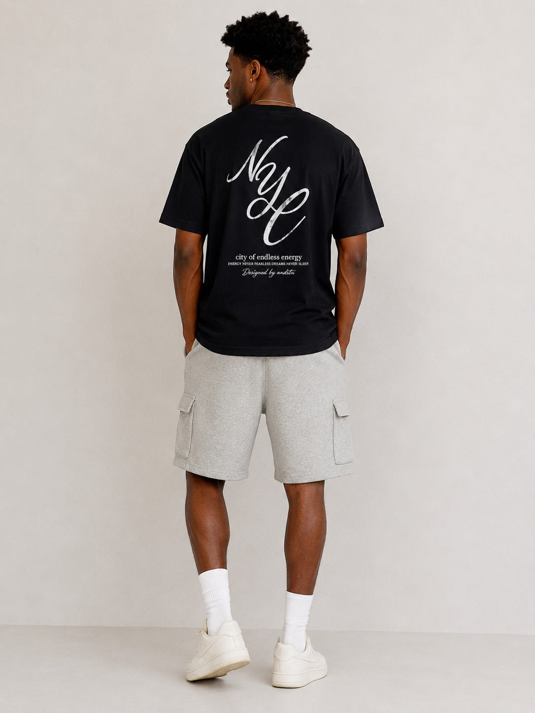 NYC Oversized Tee - Black