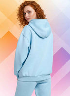 Woman Hooded sweatshirt with embroidery