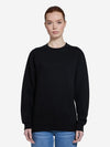 Women Black fleece Sweatshirt ultra comfort cozy fleece urban style in trend uk sweatshirt