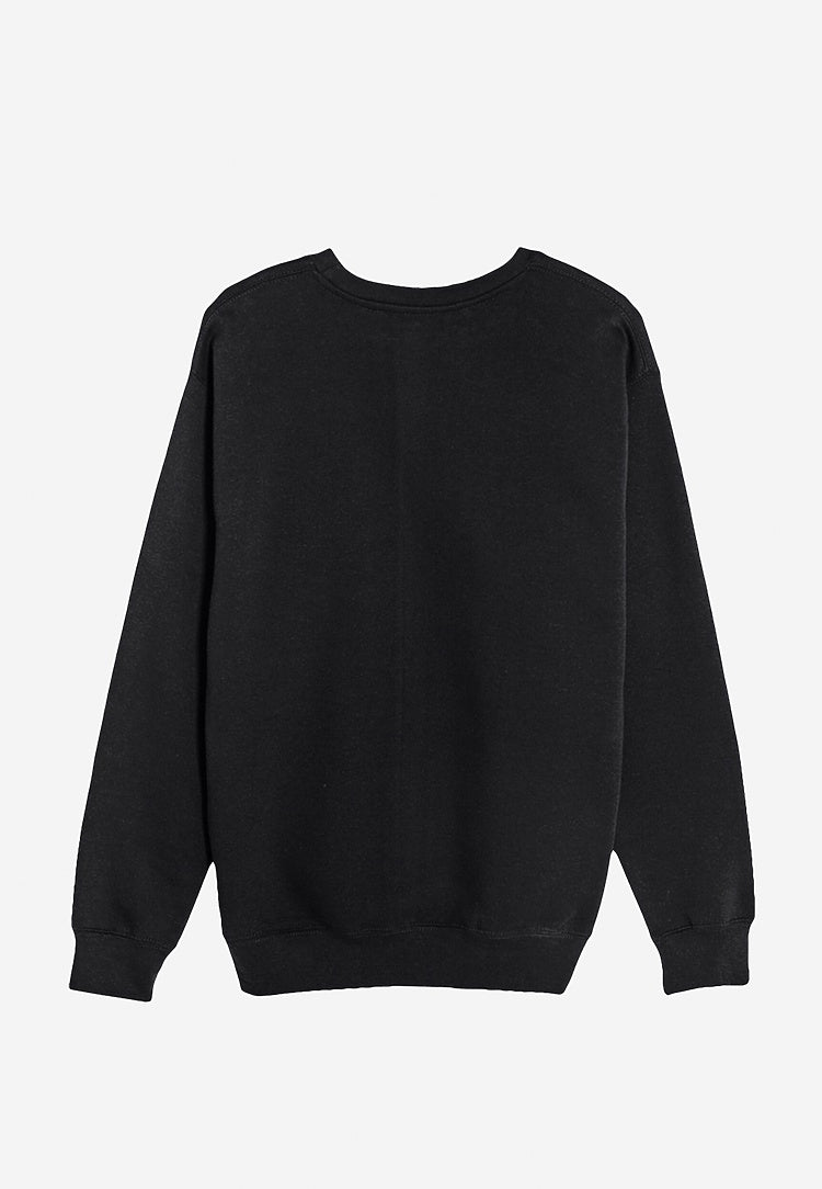 Women Black fleece Sweatshirt ultra comfort cozy fleece urban style in trend uk sweatshirt