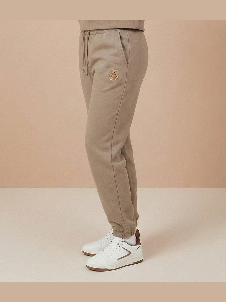 ladies fleece brown fleece co-ord coord fleece  crew sweat set