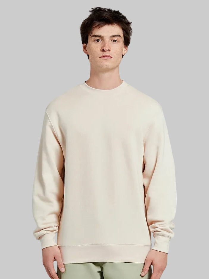 men beige fleece Sweatshirt ultra comfort cozy fleece urban style in trend uk sweatshirt