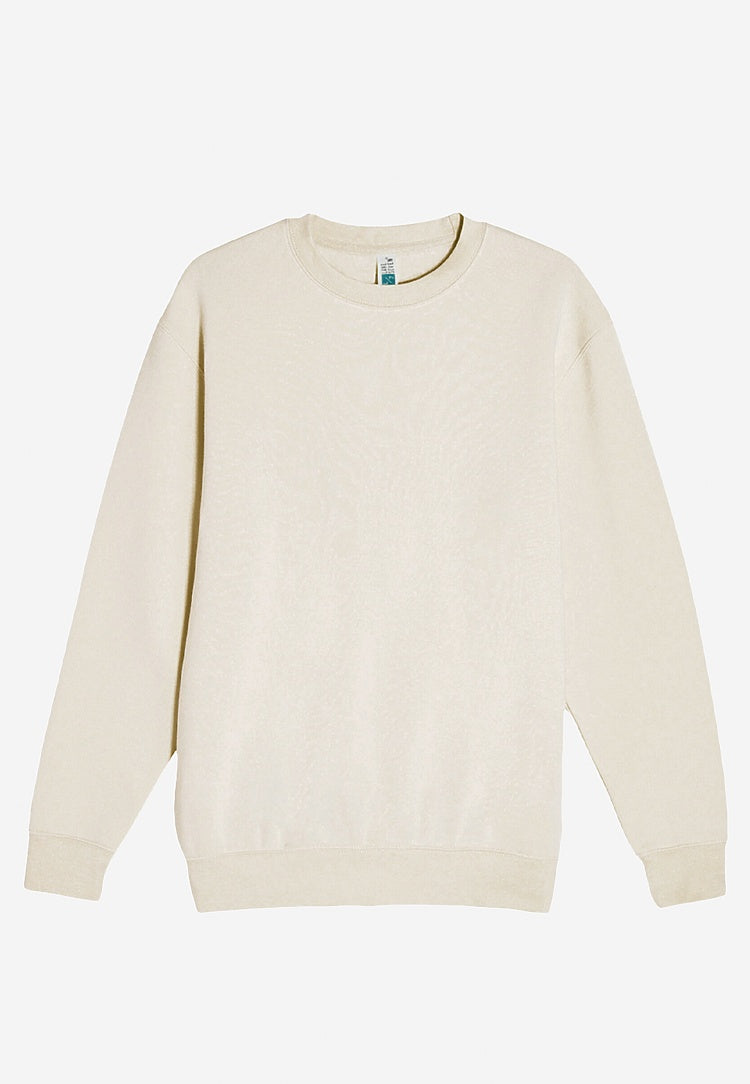 men beige fleece Sweatshirt ultra comfort cozy fleece urban style in trend uk sweatshirt