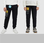 Kids Adventure Black Joggers