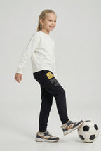 Kids Adventure Black Joggers