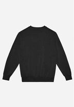 Black Crewneck Sweatshirt for Men - Comfortable Urban Fleece Design