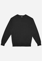 Black Crewneck Sweatshirt for Men - Comfortable Urban Fleece Design