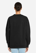 Black Crewneck Sweatshirt for Men - Comfortable Urban Fleece Design