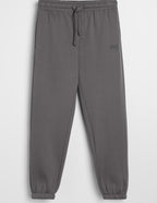 Men's Dark Grey Fleece Logo Joggers