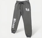 LA BEAST Men's Dark grey Fleece Jogger
