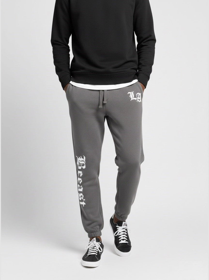 men print dark grey fleece trouser uk best rates premium quality