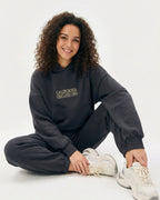 dark grey fleece co-ord coord co ord trouser set sweatset tracksuit chic trendy in fashion in demand