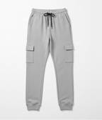 Ladies Silver Cargo Pocket Fleece Jogger Trouser for Ultimate Comfort and Style