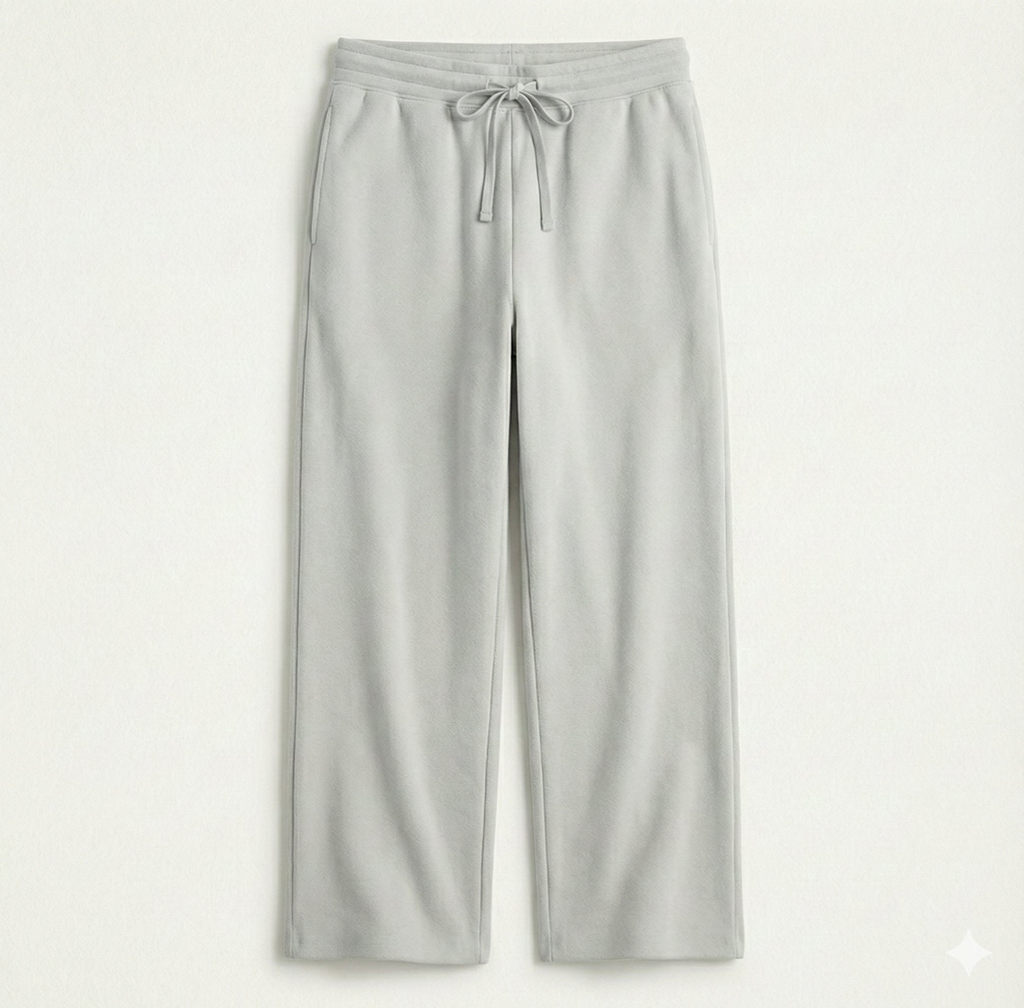 grey ladies wide eg fleece trouser chic trendy in fashion in demand