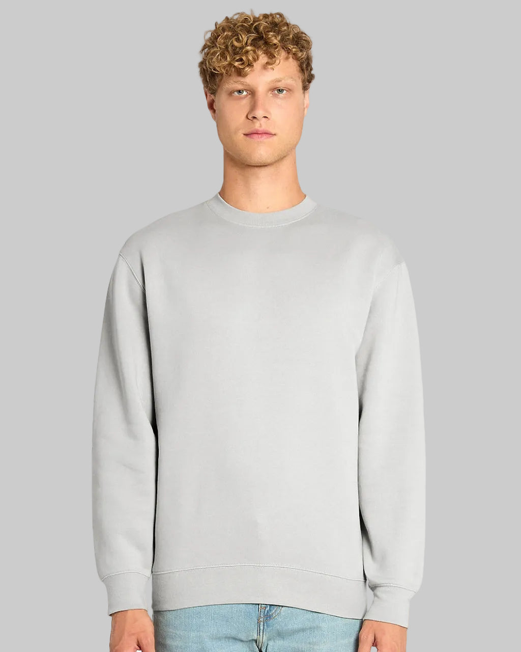 men grey fleece Sweatshirt ultra comfort cozy fleece urban style in trend uk sweatshirt