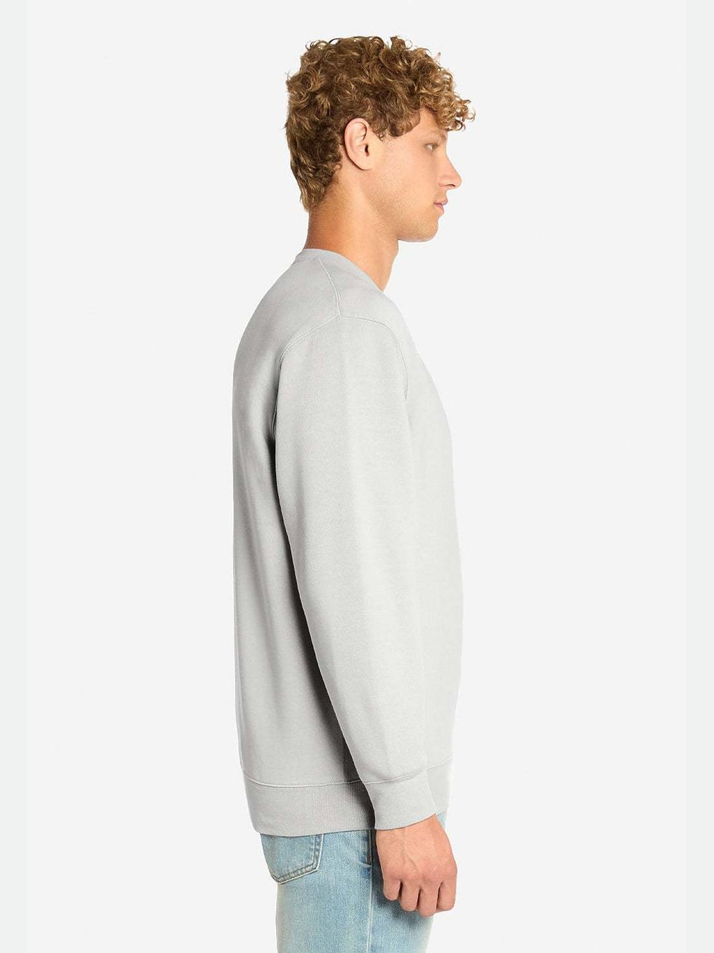 men grey fleece Sweatshirt ultra comfort cozy fleece urban style in trend uk sweatshirt
