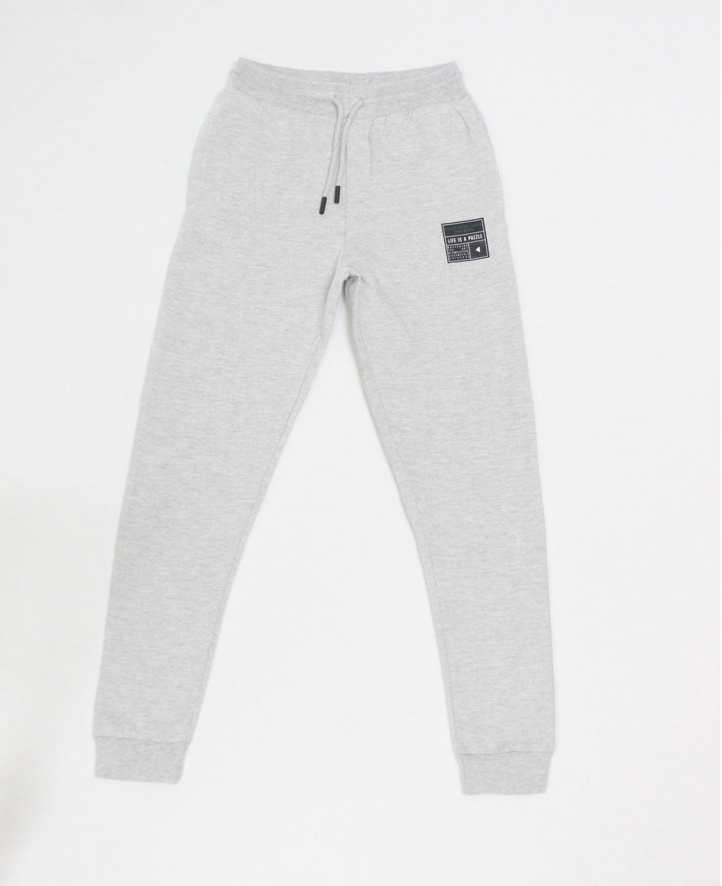 Kids Grey Puzzle Joggers