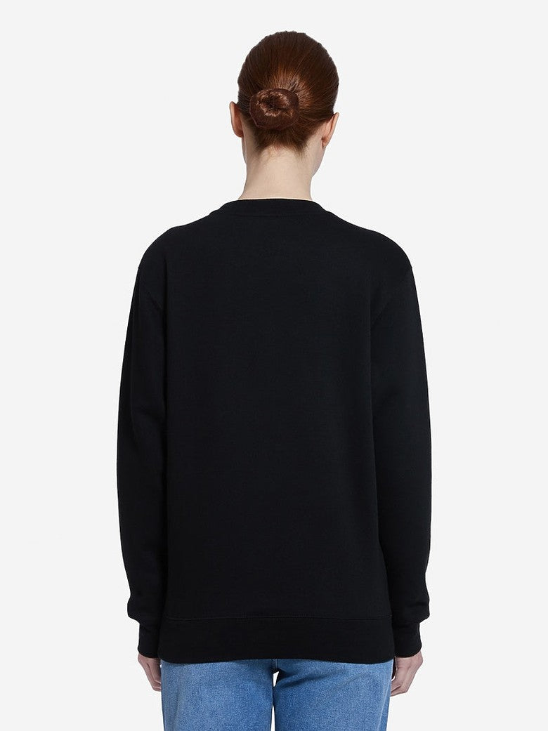 Women Black fleece Sweatshirt ultra comfort cozy fleece urban style in trend uk sweatshirt