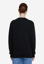 Women Black fleece Sweatshirt ultra comfort cozy fleece urban style in trend uk sweatshirt