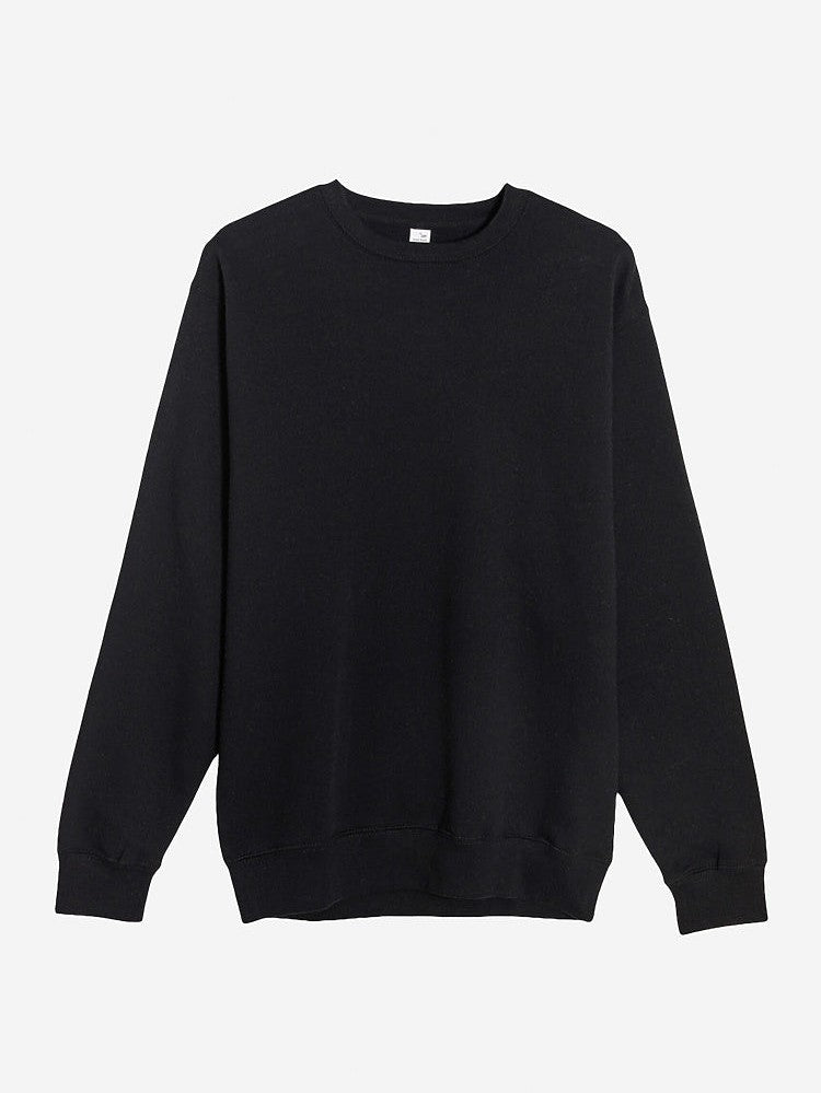 Essential Black Crew (Men) SMALL UPTO 4XL SAME PRICE. PREMIUM FLEECE ALL YEAR WEARABLE