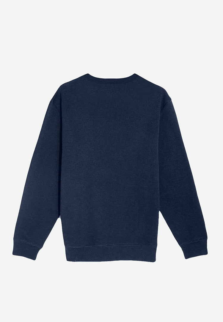 Women Navy fleece Sweatshirt ultra comfort cozy fleece urban style in trend uk sweatshirt