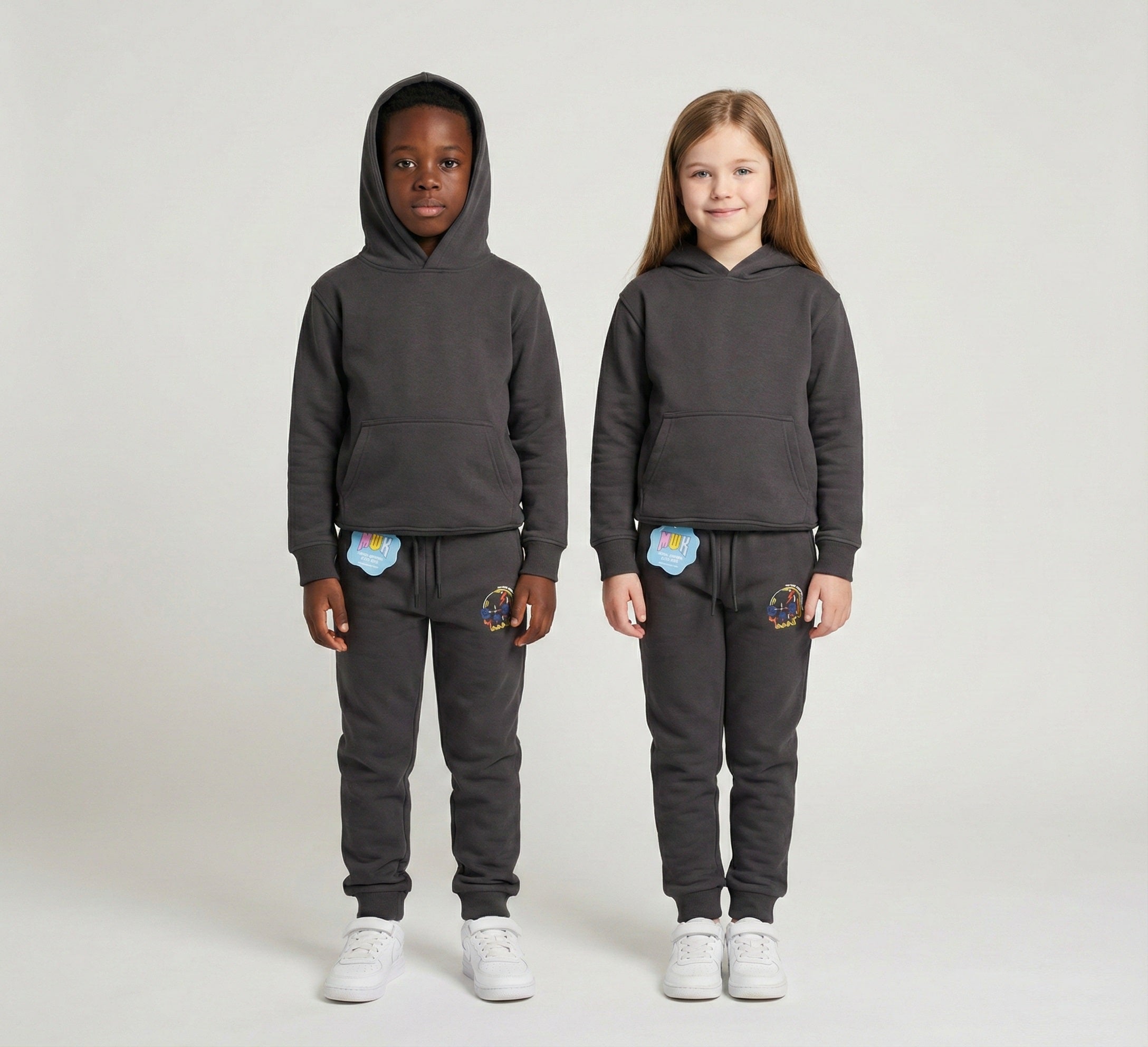 Kids Charcoal music bot Joggers