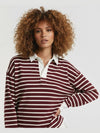 ladies women golfer fashion stripe polo shirt in demand rugby ladies polo urban polo