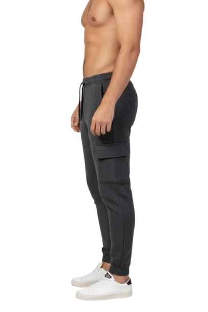 Men's Cargo Pocket Fleece Jogger Trouser for Ultimate Comfort and Style