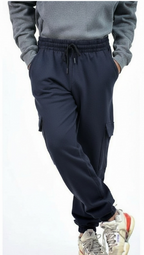 Men's Cargo Pocket Fleece Jogger Trouser for Ultimate Comfort and Style