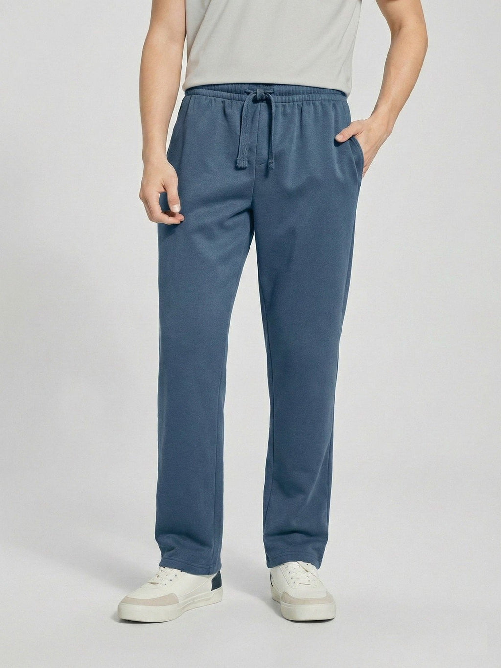 men sea blue fleece trouser uk best rates premium quality