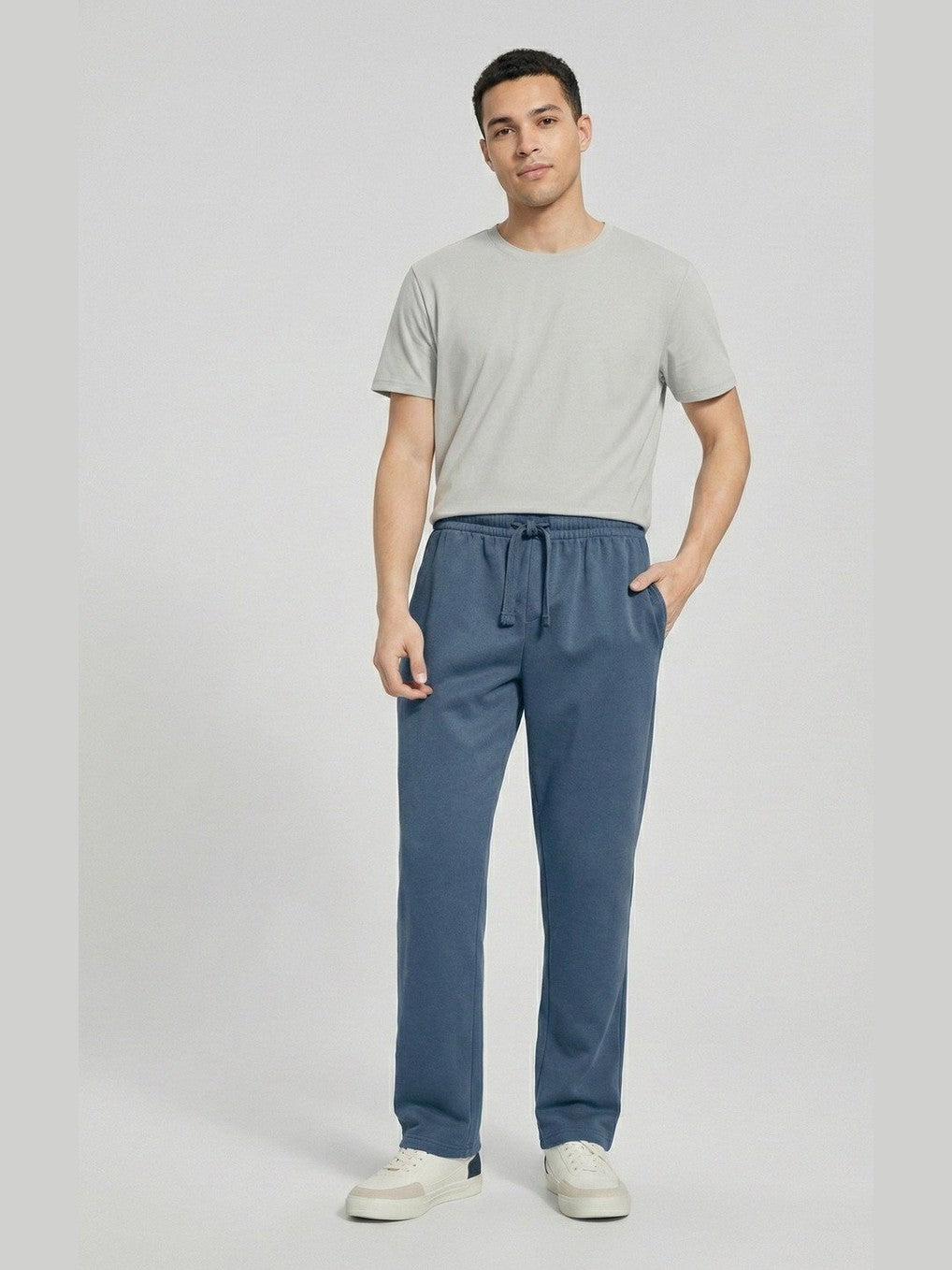 men sea blue fleece trouser uk best rates premium quality