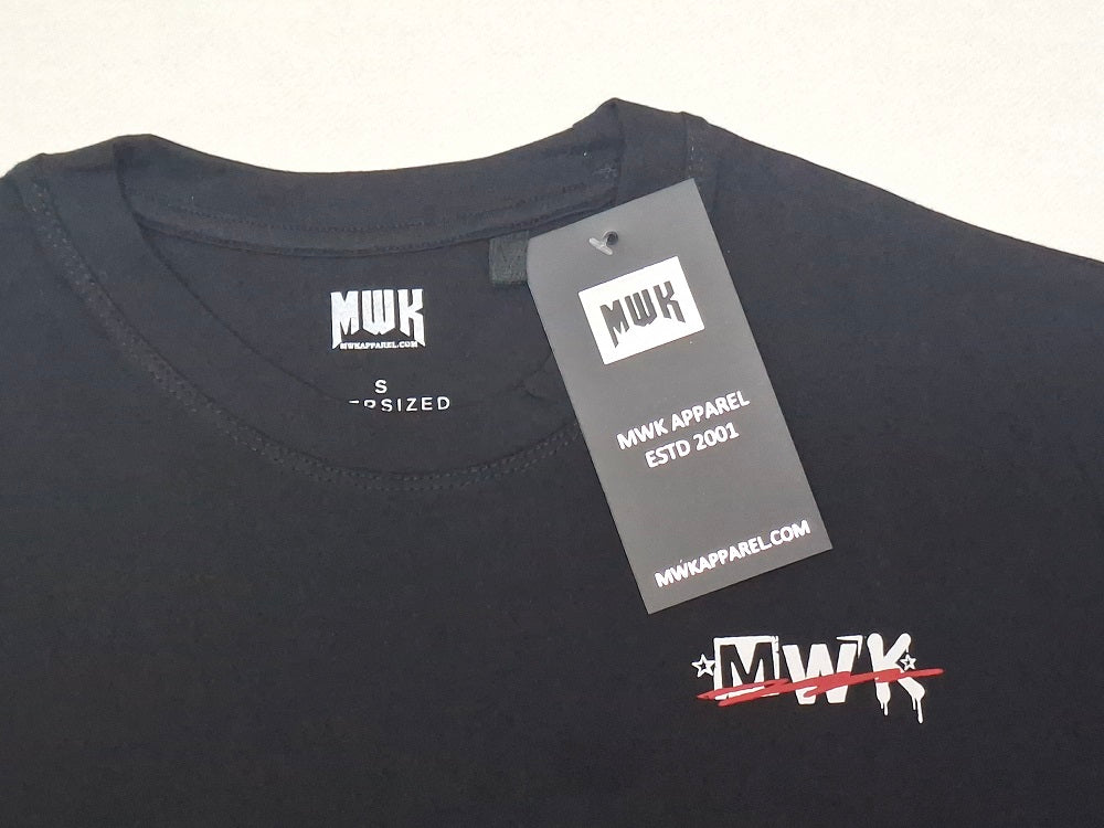 Making Wrong Kool Oversized Tee - Black