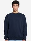 men Navy fleece Sweatshirt ultra comfort cozy fleece urban style in trend uk sweatshirt