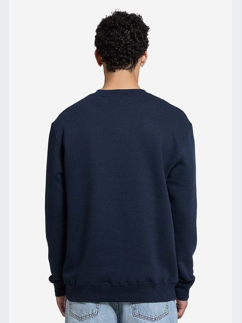 men Navy fleece Sweatshirt ultra comfort cozy fleece urban style in trend uk sweatshirt