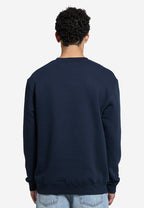 men Navy fleece Sweatshirt ultra comfort cozy fleece urban style in trend uk sweatshirt