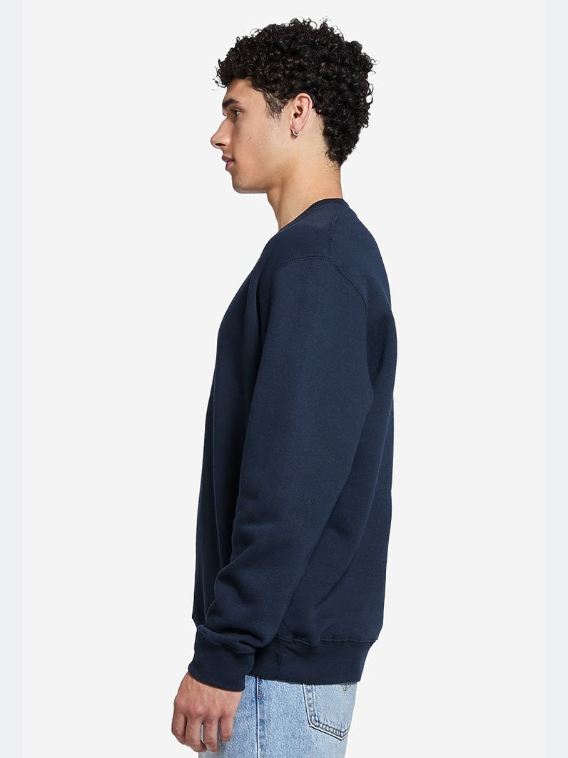 men Navy fleece Sweatshirt ultra comfort cozy fleece urban style in trend uk sweatshirt