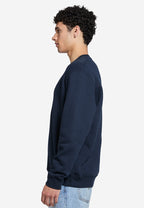 men Navy fleece Sweatshirt ultra comfort cozy fleece urban style in trend uk sweatshirt