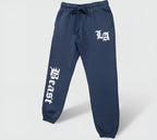 LA BEAST Men's Navy Fleece Jogger