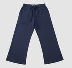 navy ladies wide eg fleece trouser chic trendy in fashion in demand