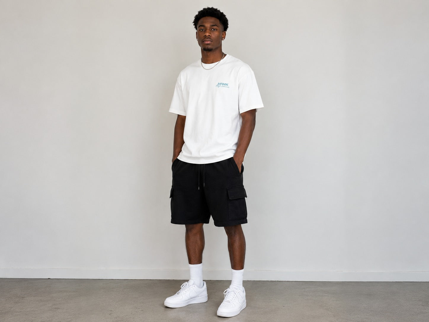 Pool Day Oversized Tee - white