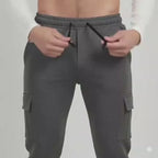 Men's Cargo pocket Fleece Jogger Trouser