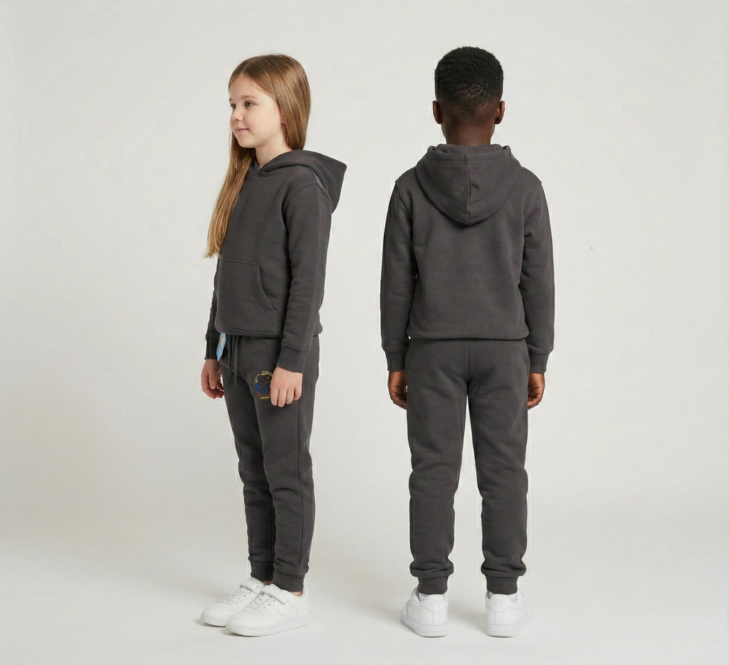 Kids Charcoal music bot Joggers